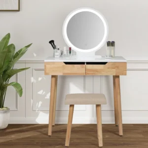 Rowell Vanity Table With Glossy White